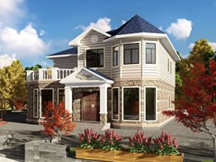 220平方美式風(fēng)格輕鋼別墅戶型