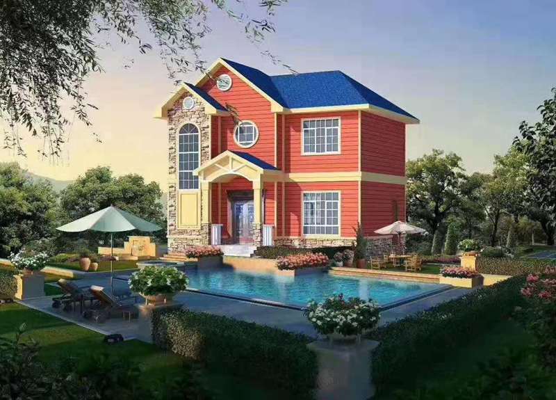 南京輕鋼別墅建筑公司 29萬建別墅【綠色環保別墅】(圖3) 睿婕輕鋼別墅