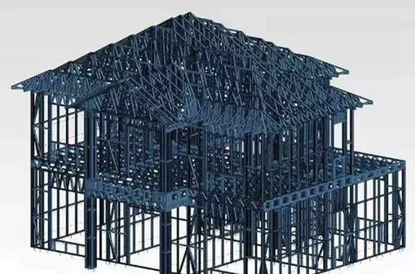 輕鋼別墅為什么建得快?看看這整套流程就明白了。(圖2) 輕鋼龍骨結(jié)構(gòu)設(shè)計(jì)和生產(chǎn)