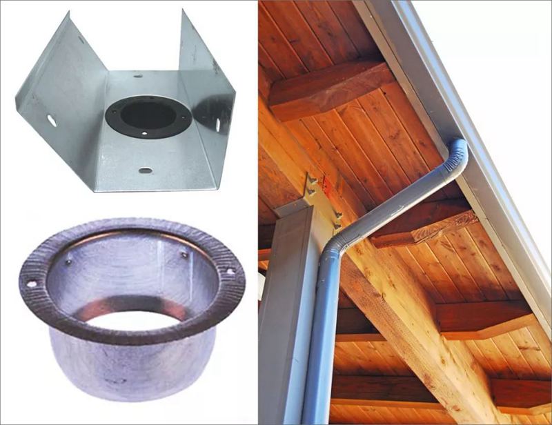 常見的輕鋼落水系統,千萬莫輕視!解析落水管的6種連接方案(圖8) 睿婕輕鋼別墅