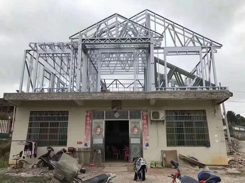 房屋加層加屋頂優(yōu)先選用輕鋼!看完你就真相大白(圖5) 睿婕輕鋼別墅