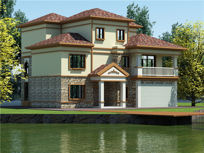 歐式風格輕鋼別墅 歐式風格輕鋼別墅