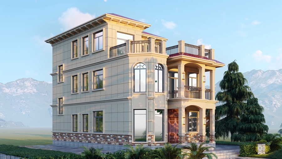 稻田邊的夢幻之居：農(nóng)村輕鋼別墅，打造農(nóng)民心頭最愛！