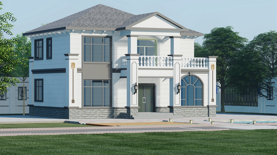 稻田邊的夢幻之居:農村輕鋼別墅,打造農民心頭最愛!(圖2) 稻田邊的夢幻之居:農村輕鋼別墅,打造農民心頭最愛!(圖2)