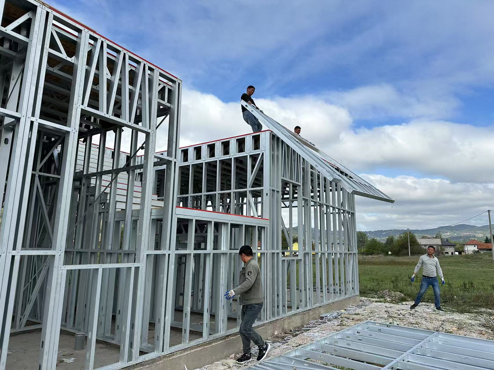 輕鋼別墅的鋼材結構 輕鋼別墅的鋼材結構