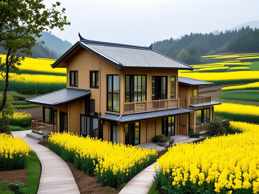 春至鄉村，邂逅輕鋼別墅的詩意時光